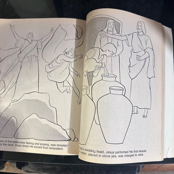 The Bible Coloring Book - Pictures From The Old And New Testaments - 1991 Creati - Picture 16 of 16